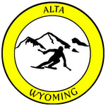 Alta, Wyoming - Extreme Sports Skier 3.5" Die Cut Auto Window Decal Vacation Travel Souvenir Adventure Logo Signature Series