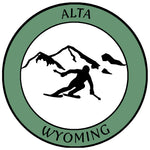 Alta, Wyoming - Extreme Sports Skier 3.5" Die Cut Auto Window Decal Vacation Travel Souvenir Adventure Logo Signature Series