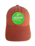 Acadia, Maine Green Adjustable Curved Bill Strap Back Dad Hat Baseball Cap