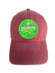 Acadia, Maine Green Adjustable Curved Bill Strap Back Dad Hat Baseball Cap