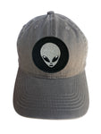 Alien Head NASA Adjustable Curved Bill Strap Back Dad Hat Baseball Cap