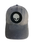 Alien Head NASA Adjustable Curved Bill Strap Back Dad Hat Baseball Cap