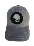 Alien Head NASA Adjustable Curved Bill Strap Back Dad Hat Baseball Cap