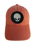 Alien Head NASA Adjustable Curved Bill Strap Back Dad Hat Baseball Cap