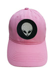 Alien Head NASA Adjustable Curved Bill Strap Back Dad Hat Baseball Cap