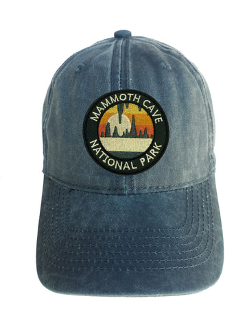 Mammoth Cave National Park Adjustable Curved Bill StrapBack Dad Hat Baseball Cap