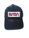 NASA Red and White Adjustable Curved Bill Strap Back Dad Hat Baseball Cap