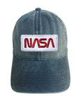 NASA Red and White Adjustable Curved Bill Strap Back Dad Hat Baseball Cap