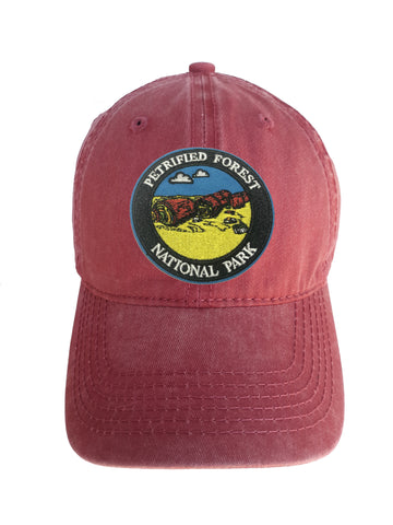 Petrified Forest Park Adjustable Curved Bill Strap Back Dad Hat Baseball Cap