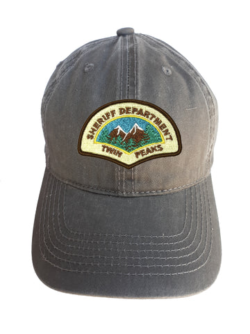 Twin Peaks Sheriff Adjustable Curved Bill Strap Back Dad Hat Baseball Cap
