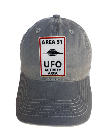 Area 51 UFO Activity Area Adjustable Curved Bill Strap Back Dad Hat Baseball Cap