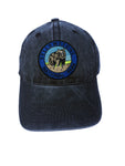 Yellowstone Park Blue Adjustable Curved Bill Strap Back Dad Hat Baseball Cap