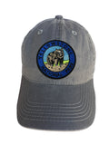 Yellowstone Park Blue Adjustable Curved Bill Strap Back Dad Hat Baseball Cap