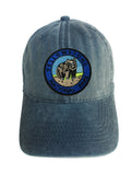 Yellowstone Park Blue Adjustable Curved Bill Strap Back Dad Hat Baseball Cap