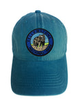 Yellowstone Park Blue Adjustable Curved Bill Strap Back Dad Hat Baseball Cap