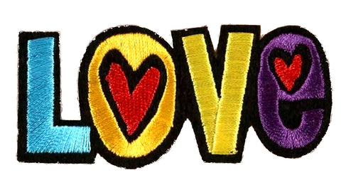 Have a Nice Day 70s Hippie Retro Boho Weed Love Peace Embroidered Patch Iron-on or Sew-on Love Van 70s Themed Series