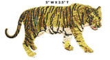 Bengal Tiger Ice Age Series Emboidered Iron On Sew On Patch