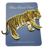 Bengal Tiger Ice Age Series Emboidered Iron On Sew On Patch