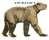 Short Faced Bear Ice Age Series Emboidered Iron On Sew On Patch