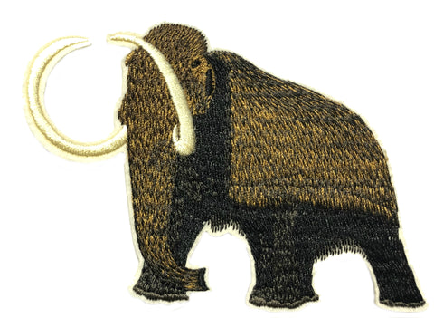 Woolly Mammoth Ice Age Series Emboidered Iron On Sew On Patch