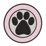 I Love my German Shepherd 3.5" Embroidered Iron or Sew-on Patch