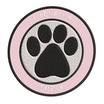 I Love my Husky 3.5" Embroidered Iron or Sew-on Patch