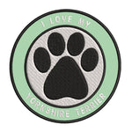 I Love my Yorkshire Terrier 3.5" Embroidered Iron or Sew-on Patch