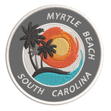 Myrtle Beach South Carolina 3.5" Embroidered Iron or Sew-on Patch