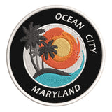 Ocean City Maryland 3.5" Embroidered Iron or Sew-on Patch