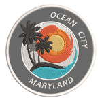 Ocean City Maryland 3.5" Embroidered Iron or Sew-on Patch