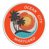 Ocean City Maryland 3.5" Embroidered Iron or Sew-on Patch