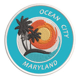 Ocean City Maryland 3.5" Embroidered Iron or Sew-on Patch