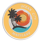 Ocean City Maryland 3.5" Embroidered Iron or Sew-on Patch