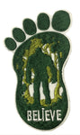 Bigfoot Believe Embroidered Iron-on or Sew-on Patch