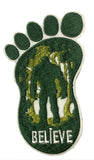 Bigfoot Believe Embroidered Iron-on or Sew-on Patch