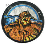 Bigfoot Dogman Embroidered Iron-on or Sew-on Patch