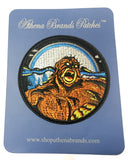 Bigfoot Dogman Embroidered Iron-on or Sew-on Patch