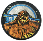 Bigfoot Dogman Embroidered Iron-on or Sew-on Patch