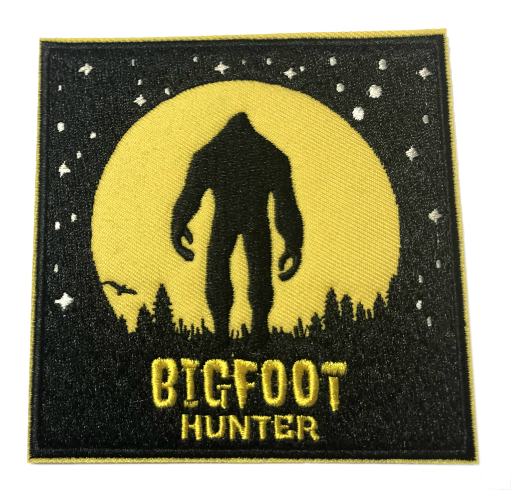 Bigfoot Hunter Embroidered Iron-on or Sew-on Patch – Athena Brands