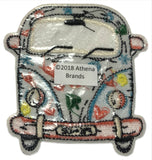 Peace Love Van 3.5" Embroidered Patch Iron or Sew-on 70's Theme Series