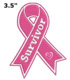 Breast Cancer Survivor 3.5" Embroidered Patch Iron Sew-on Inspiration Inspire Series