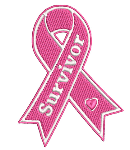 Breast Cancer Survivor 3.5" Embroidered Patch Iron Sew-on Inspiration Inspire Series