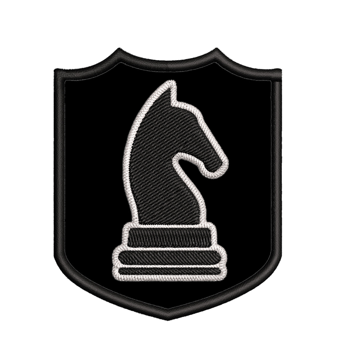 Black Knight Chess Piece Logo