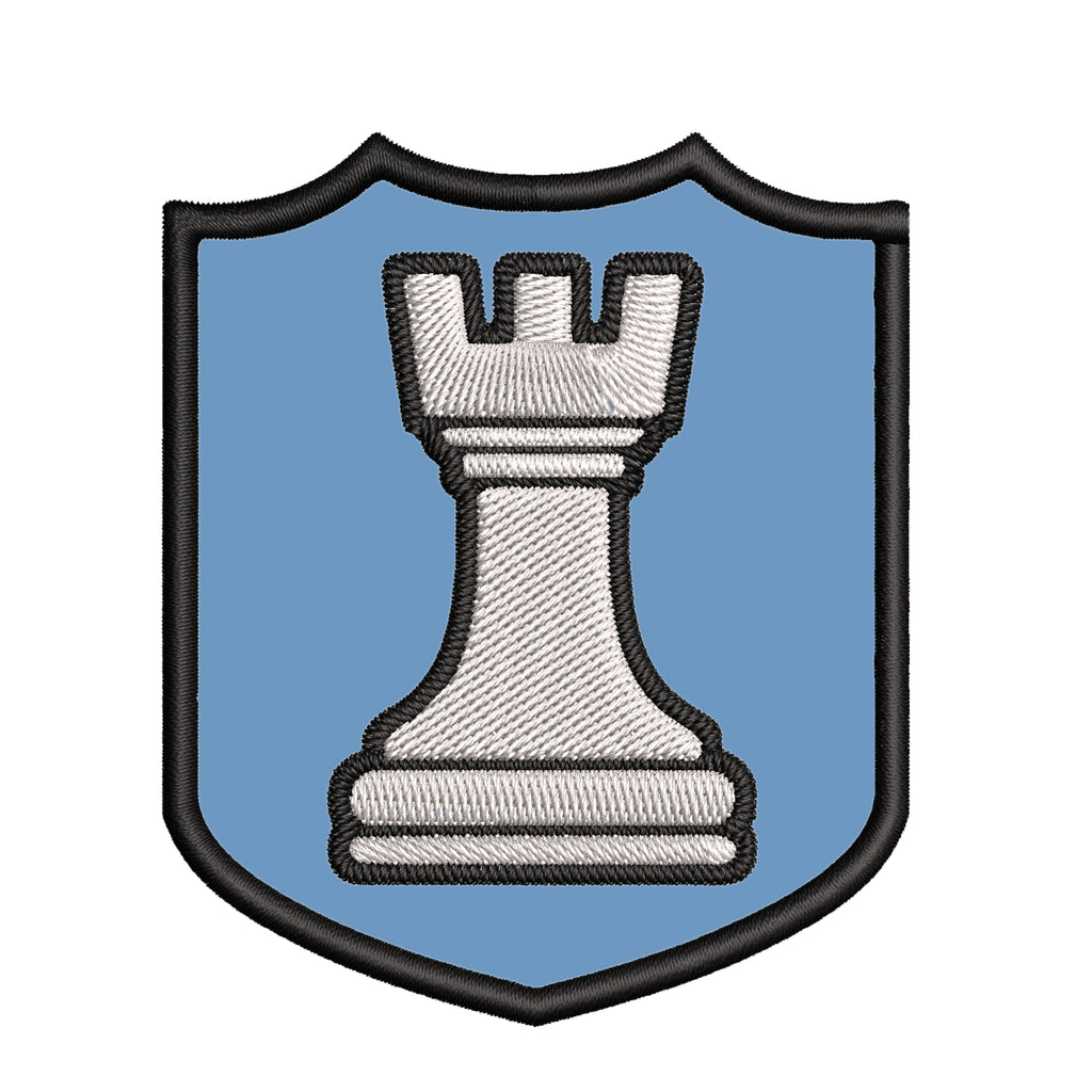 Chess Rook Embroidery Design