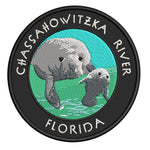 Chassahowitzka River Florida 3.5" Embroidered Iron or Sew-on Patch