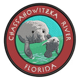 Chassahowitzka River Florida 3.5" Embroidered Iron or Sew-on Patch