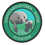 Chassahowitzka River Florida 3.5" Embroidered Iron or Sew-on Patch