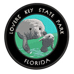 Lovers Key State Park Florida 3.5" Embroidered Iron or Sew-on Patch