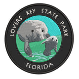 Lovers Key State Park Florida 3.5" Embroidered Iron or Sew-on Patch