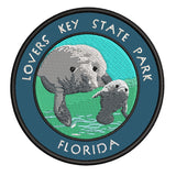 Lovers Key State Park Florida 3.5" Embroidered Iron or Sew-on Patch